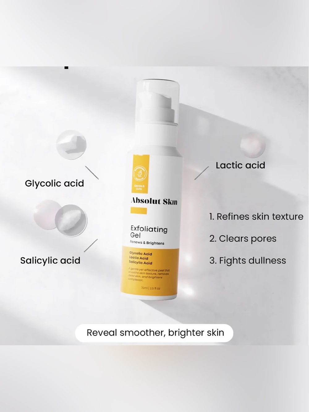 Absolut Skin Exfoliating Gel Renew & Brighten